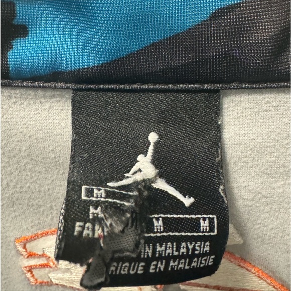 Nike Air Jordan Retro 8 Aqua Track Jacket Men's Full Zip Jumpman Sz Medium Mens - Picture 4 of 4